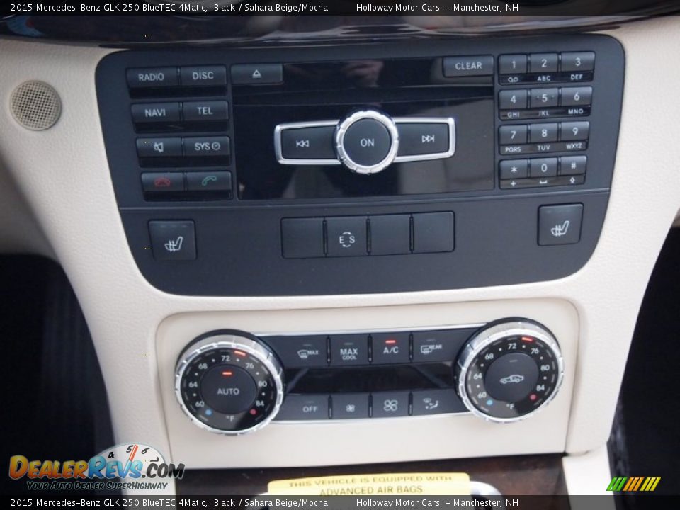 2015 Mercedes-Benz GLK 250 BlueTEC 4Matic Black / Sahara Beige/Mocha Photo #14