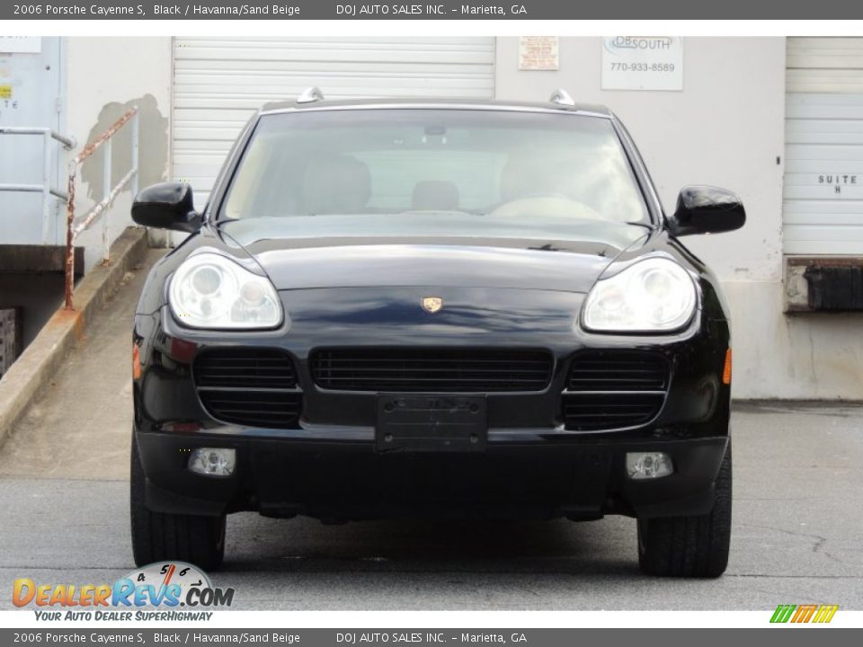 2006 Porsche Cayenne S Black / Havanna/Sand Beige Photo #5