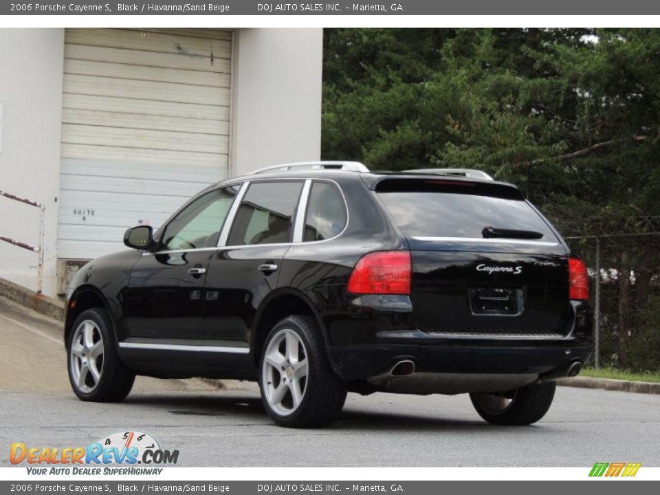 2006 Porsche Cayenne S Black / Havanna/Sand Beige Photo #7