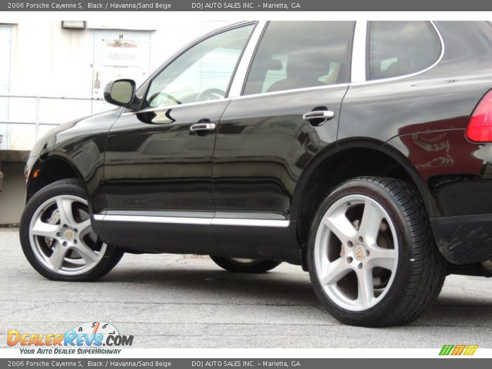 2006 Porsche Cayenne S Black / Havanna/Sand Beige Photo #9