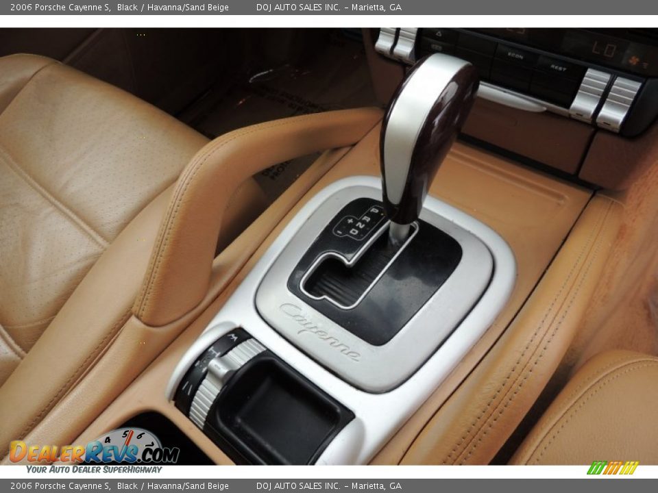 2006 Porsche Cayenne S Black / Havanna/Sand Beige Photo #14