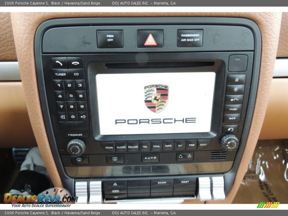 2006 Porsche Cayenne S Black / Havanna/Sand Beige Photo #16