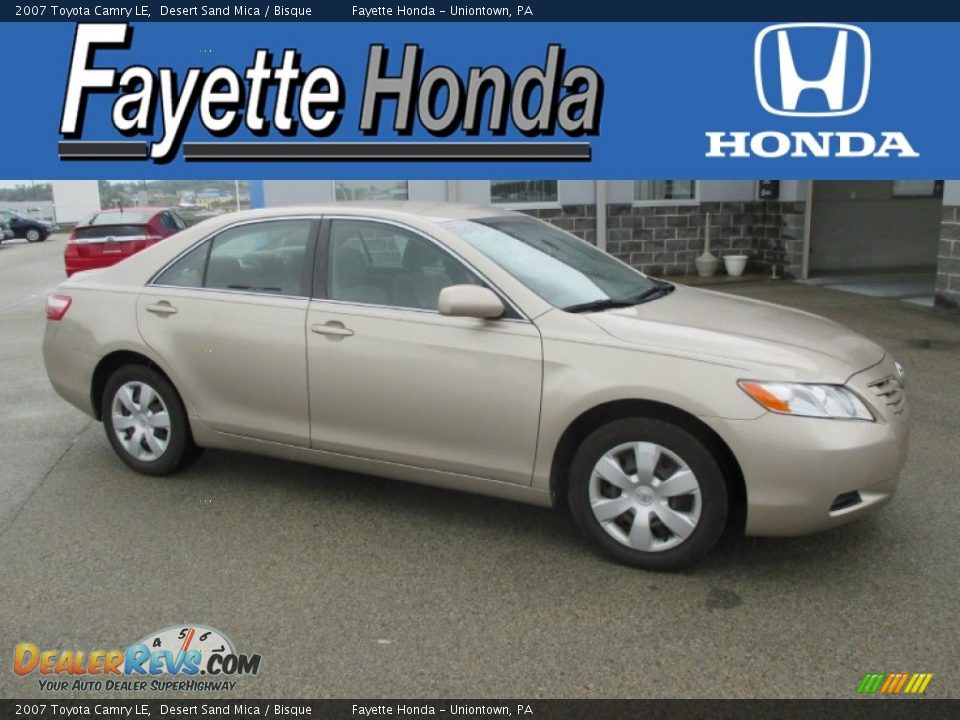 2007 Toyota Camry LE Desert Sand Mica / Bisque Photo #1