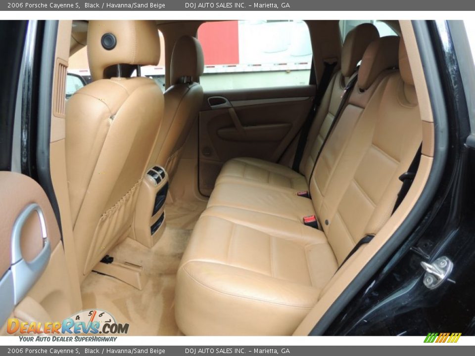 2006 Porsche Cayenne S Black / Havanna/Sand Beige Photo #23