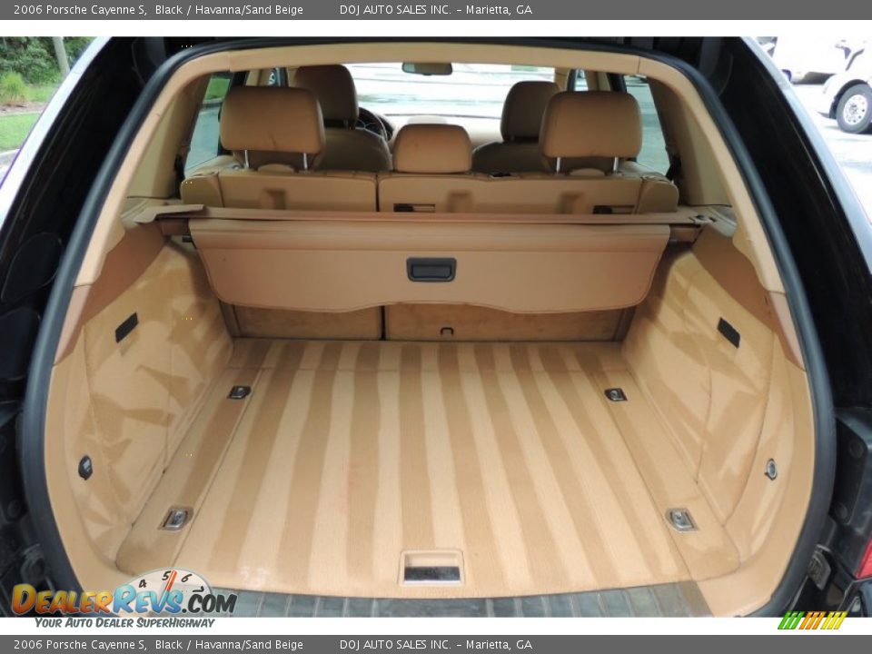 2006 Porsche Cayenne S Black / Havanna/Sand Beige Photo #24