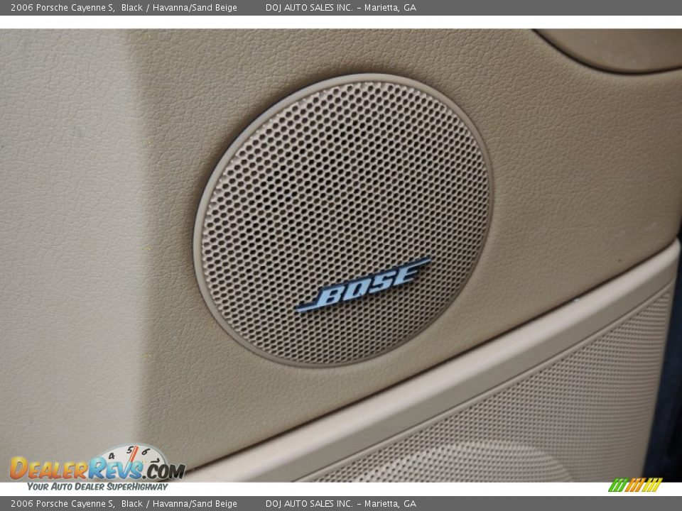 2006 Porsche Cayenne S Black / Havanna/Sand Beige Photo #26