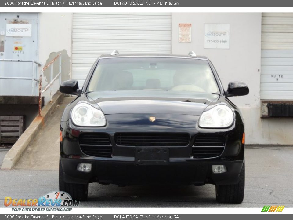 2006 Porsche Cayenne S Black / Havanna/Sand Beige Photo #28