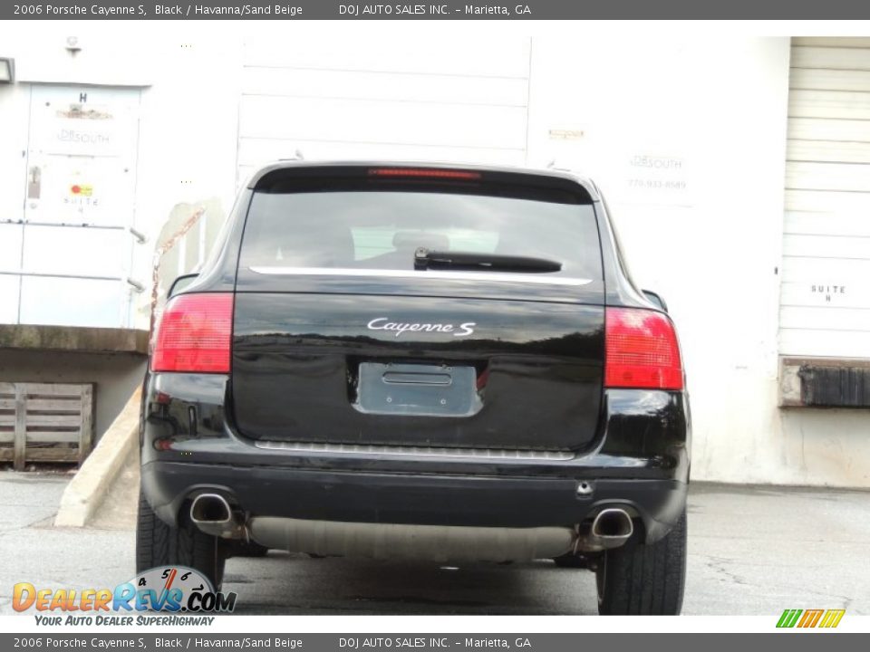 2006 Porsche Cayenne S Black / Havanna/Sand Beige Photo #31