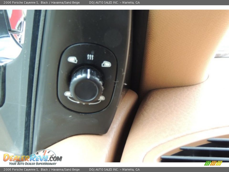 2006 Porsche Cayenne S Black / Havanna/Sand Beige Photo #34
