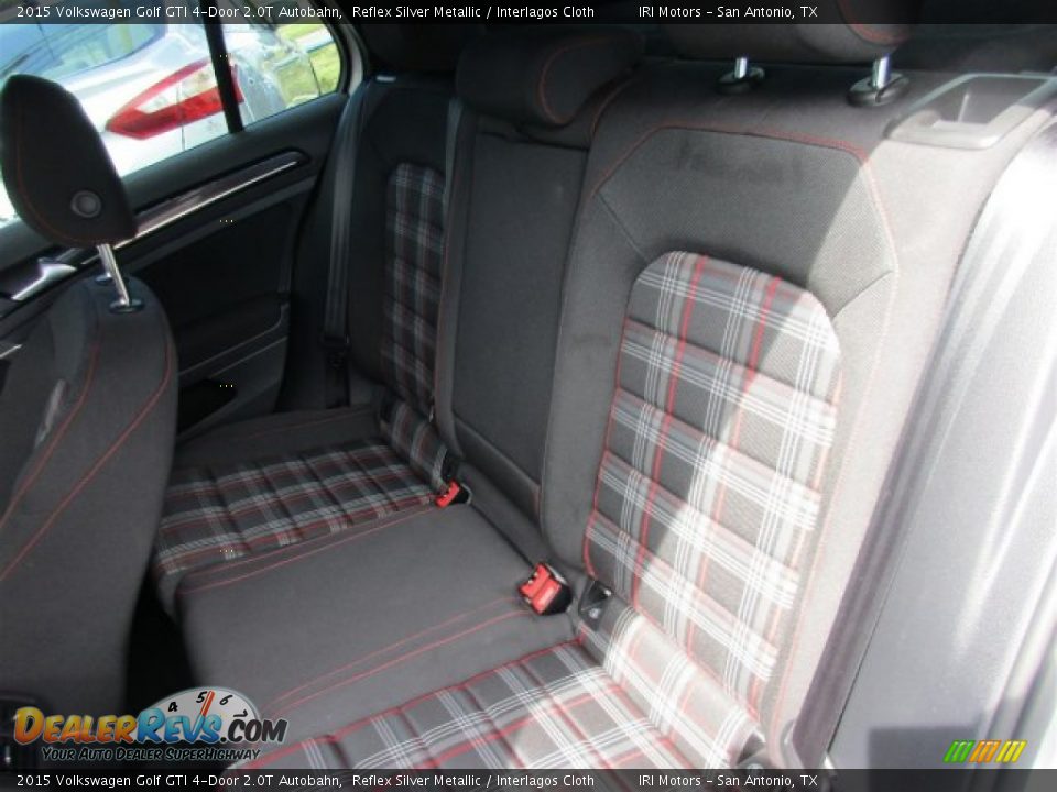 2015 Volkswagen Golf GTI 4-Door 2.0T Autobahn Reflex Silver Metallic / Interlagos Cloth Photo #10