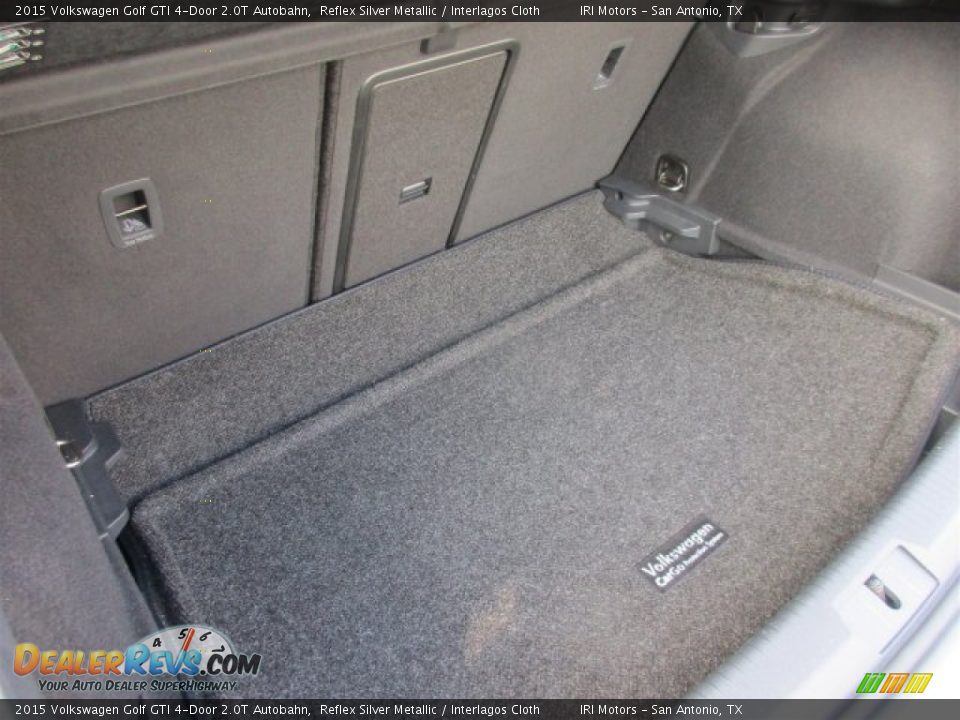 2015 Volkswagen Golf GTI 4-Door 2.0T Autobahn Reflex Silver Metallic / Interlagos Cloth Photo #12