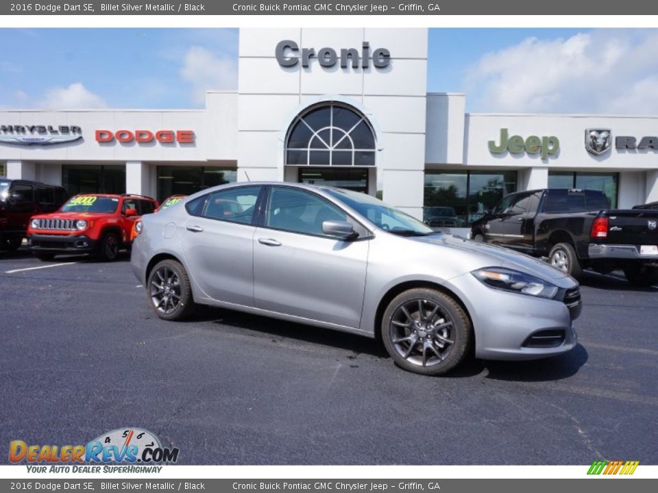 2016 Dodge Dart SE Billet Silver Metallic / Black Photo #1
