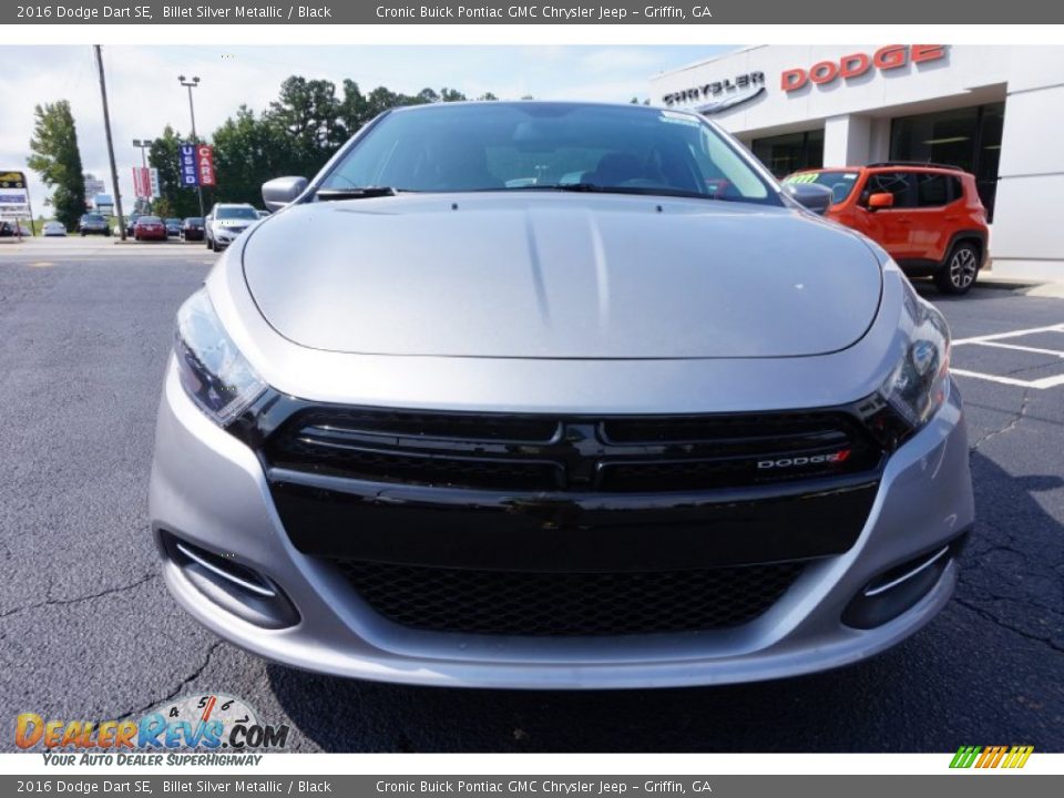 2016 Dodge Dart SE Billet Silver Metallic / Black Photo #2