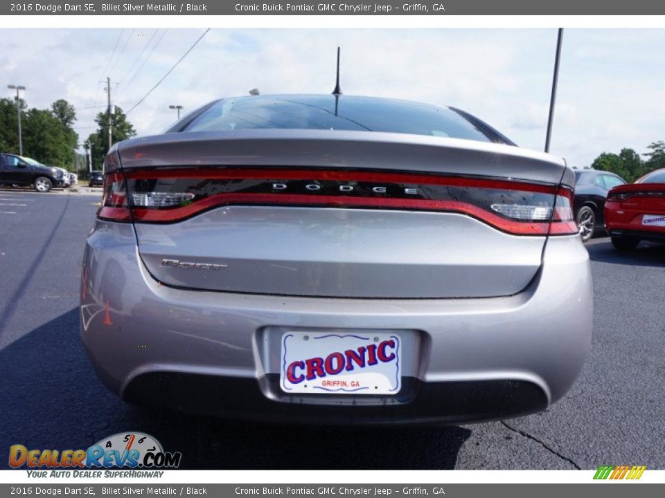 2016 Dodge Dart SE Billet Silver Metallic / Black Photo #6