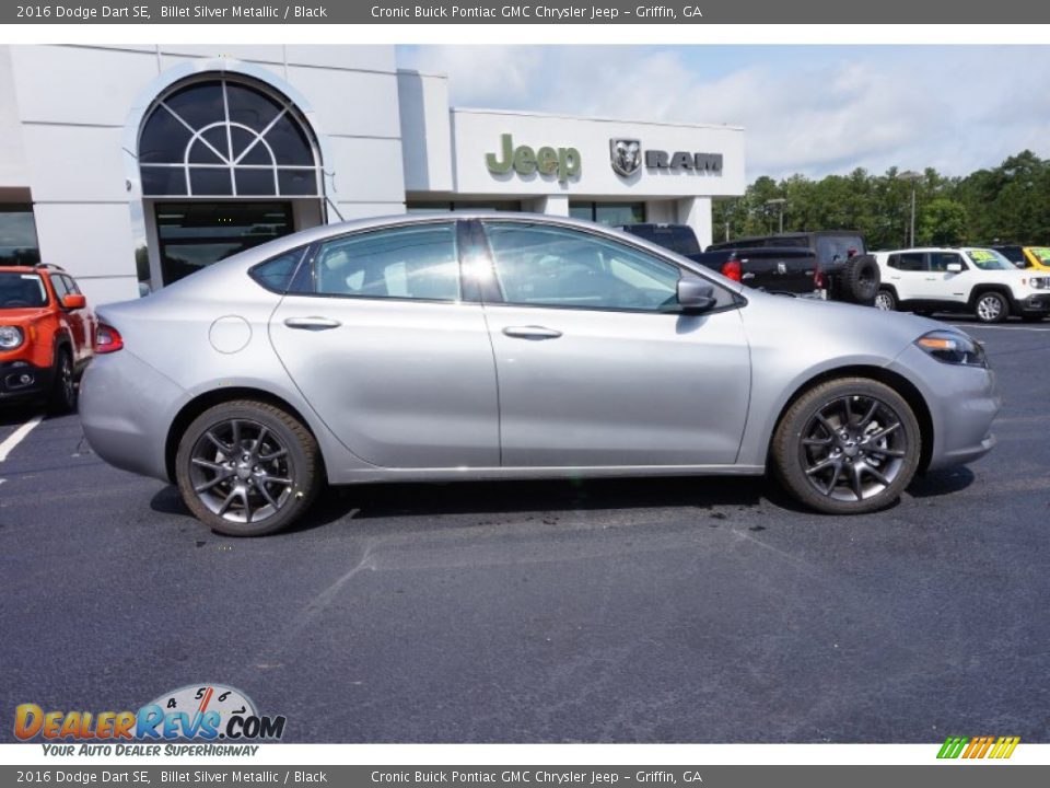 2016 Dodge Dart SE Billet Silver Metallic / Black Photo #8