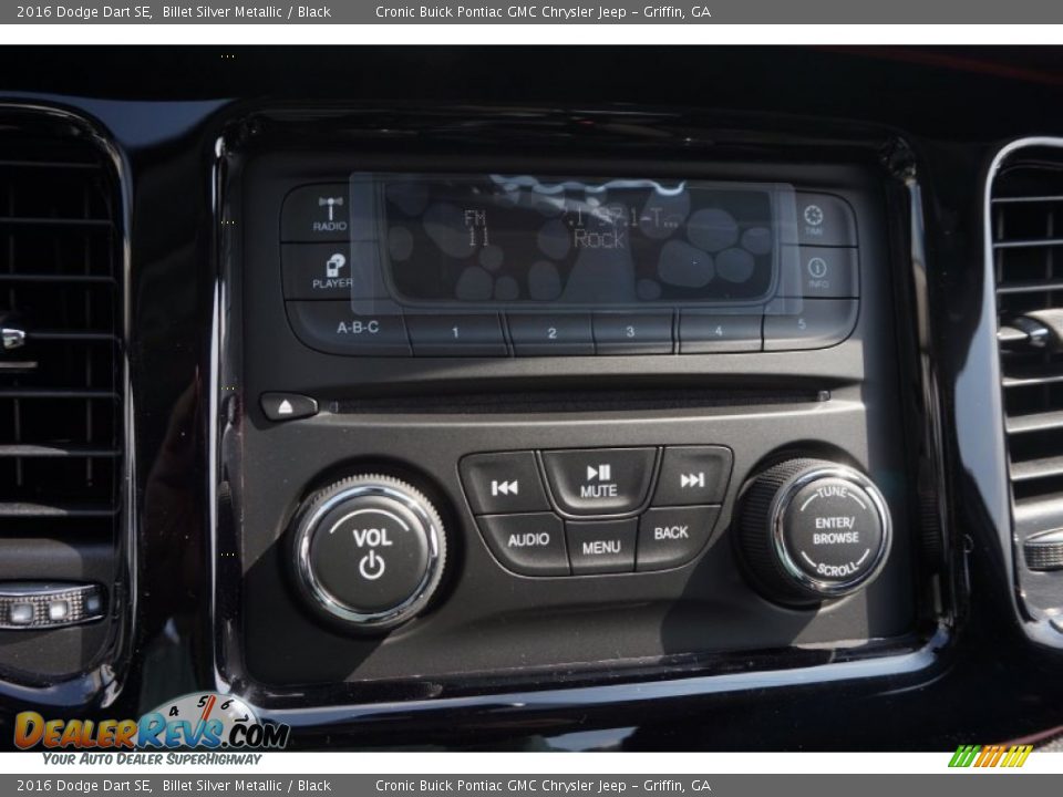 2016 Dodge Dart SE Billet Silver Metallic / Black Photo #15