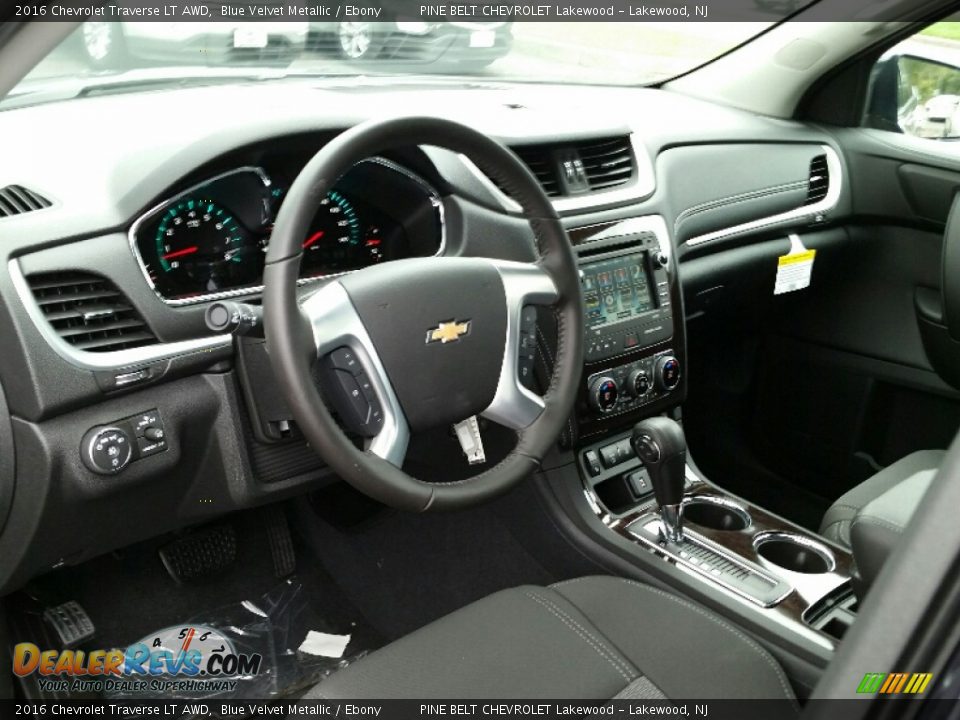 2016 Chevrolet Traverse LT AWD Blue Velvet Metallic / Ebony Photo #7