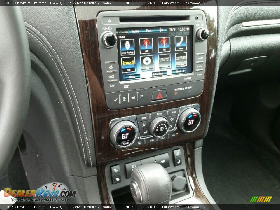 2016 Chevrolet Traverse LT AWD Blue Velvet Metallic / Ebony Photo #10