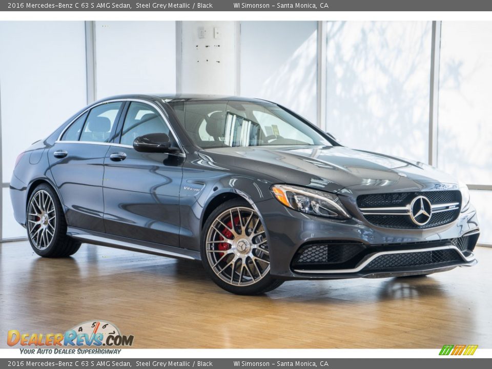 Front 3/4 View of 2016 Mercedes-Benz C 63 S AMG Sedan Photo #12