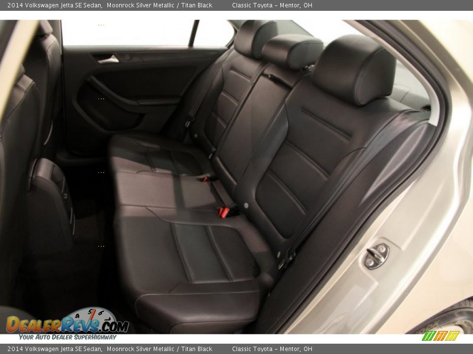 2014 Volkswagen Jetta SE Sedan Moonrock Silver Metallic / Titan Black Photo #13