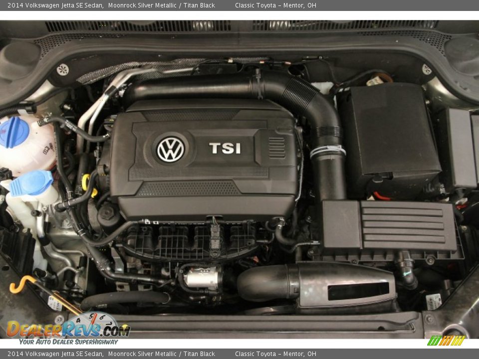 2014 Volkswagen Jetta SE Sedan Moonrock Silver Metallic / Titan Black Photo #15