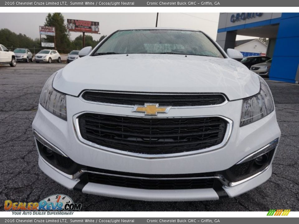 2016 Chevrolet Cruze Limited LTZ Summit White / Cocoa/Light Neutral Photo #2