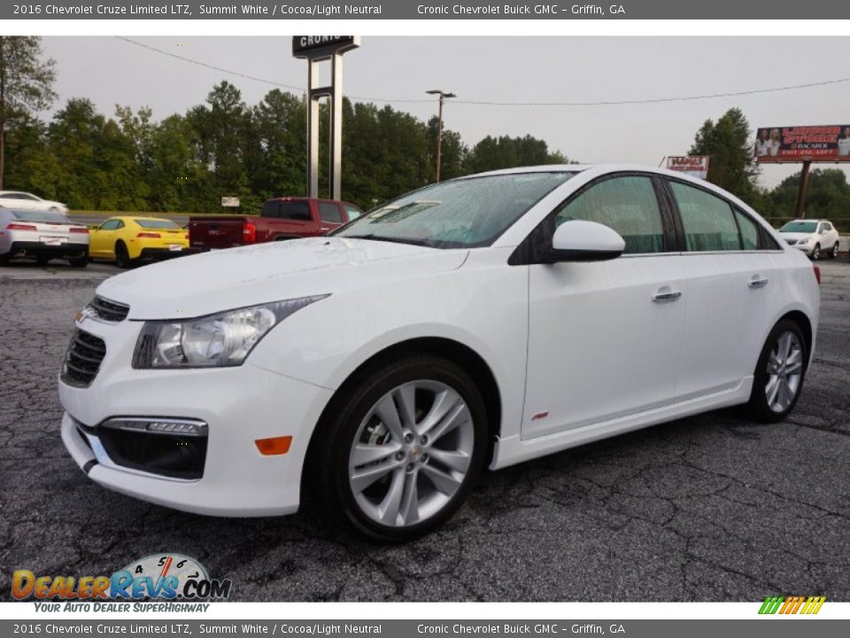 2016 Chevrolet Cruze Limited LTZ Summit White / Cocoa/Light Neutral Photo #3