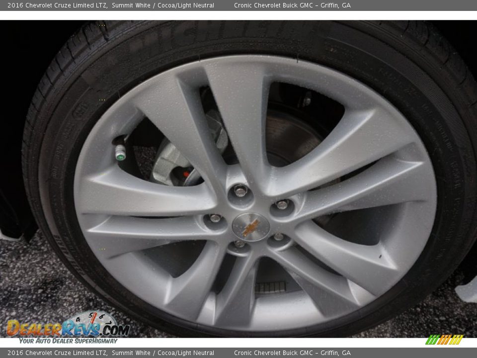 2016 Chevrolet Cruze Limited LTZ Summit White / Cocoa/Light Neutral Photo #12
