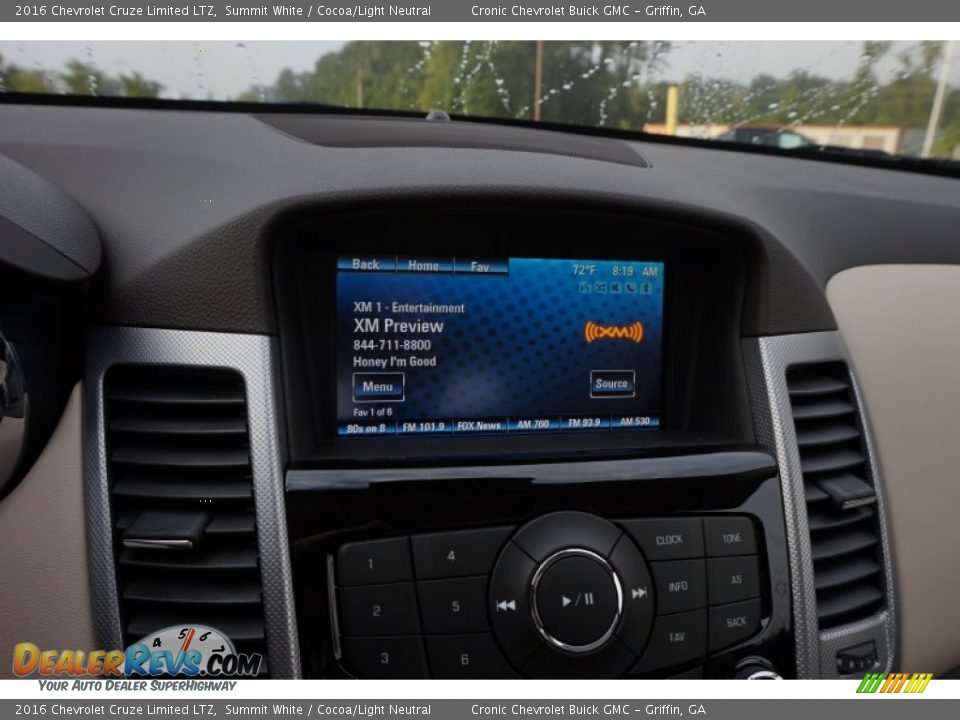 2016 Chevrolet Cruze Limited LTZ Summit White / Cocoa/Light Neutral Photo #15