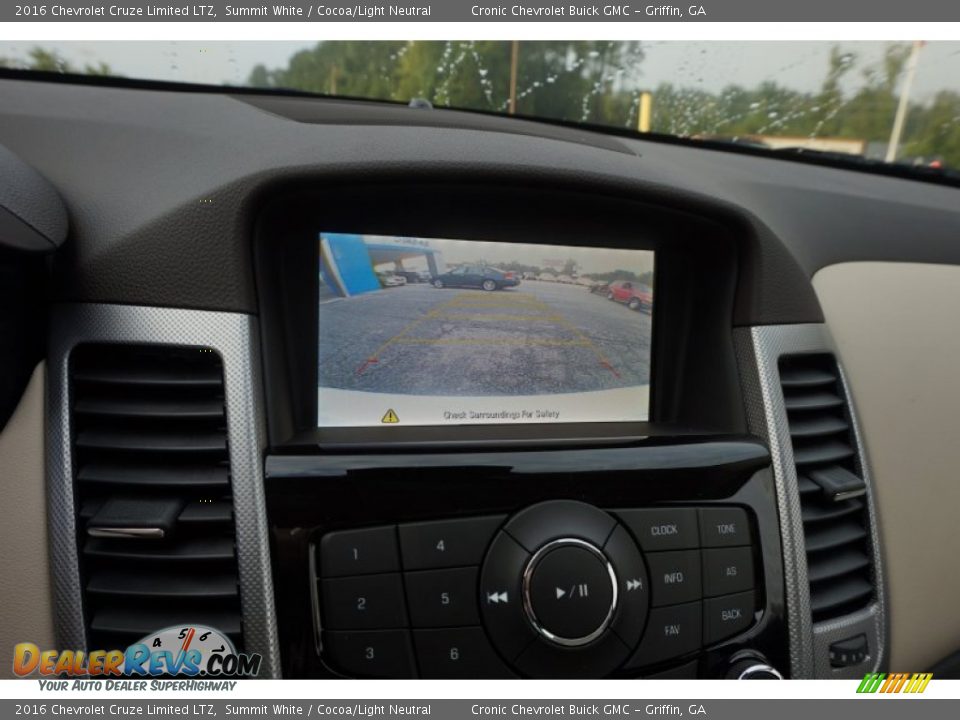 2016 Chevrolet Cruze Limited LTZ Summit White / Cocoa/Light Neutral Photo #16