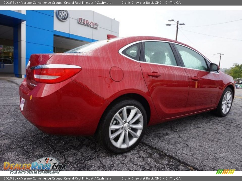 2016 Buick Verano Convenience Group Crystal Red Tintcoat / Cashmere Photo #7
