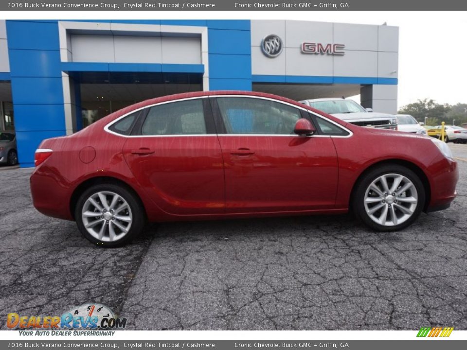 2016 Buick Verano Convenience Group Crystal Red Tintcoat / Cashmere Photo #8