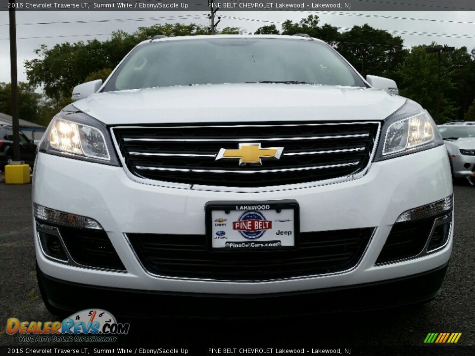 2016 Chevrolet Traverse LT Summit White / Ebony/Saddle Up Photo #2