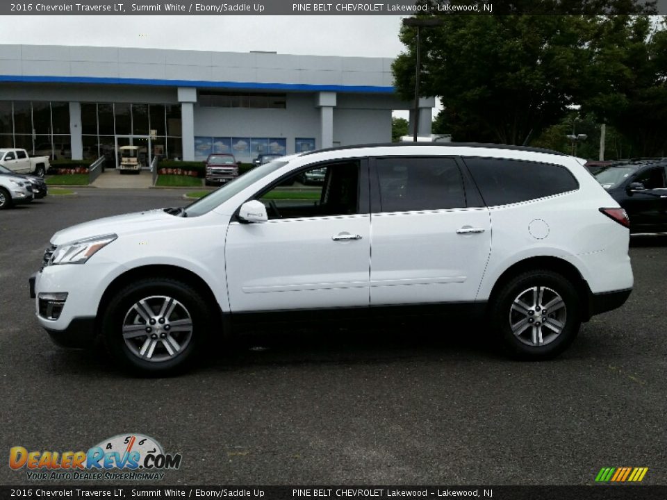 2016 Chevrolet Traverse LT Summit White / Ebony/Saddle Up Photo #3