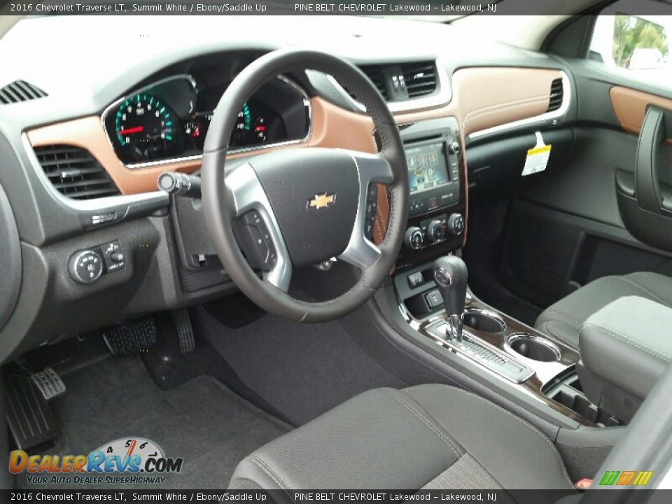 2016 Chevrolet Traverse LT Summit White / Ebony/Saddle Up Photo #7