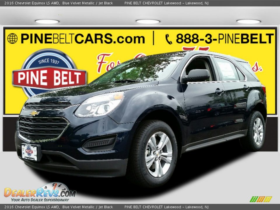 2016 Chevrolet Equinox LS AWD Blue Velvet Metallic / Jet Black Photo #1
