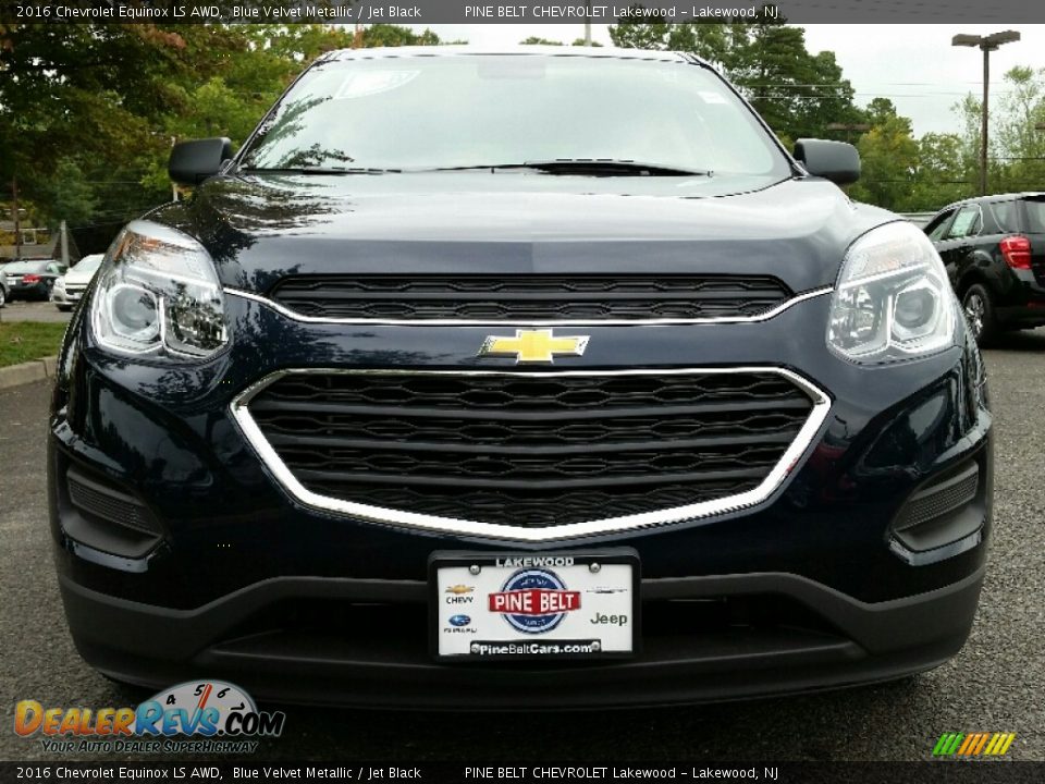 2016 Chevrolet Equinox LS AWD Blue Velvet Metallic / Jet Black Photo #2