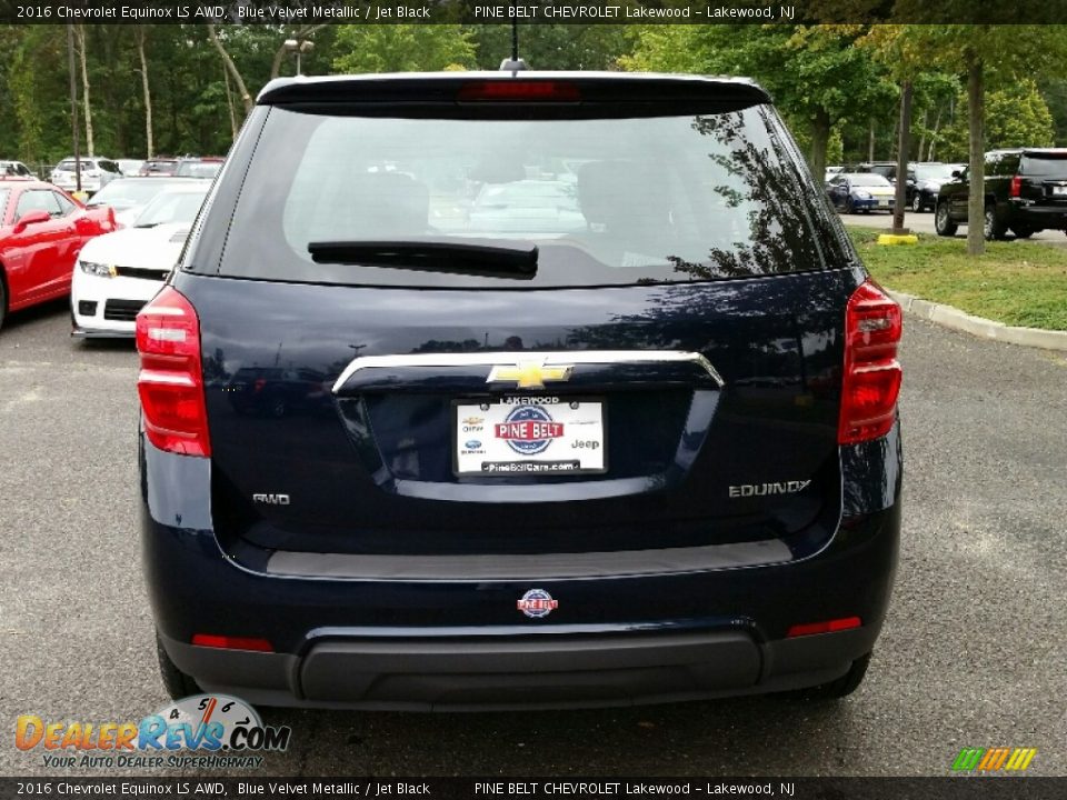 2016 Chevrolet Equinox LS AWD Blue Velvet Metallic / Jet Black Photo #5