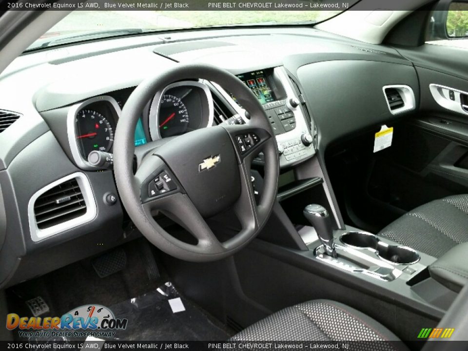 Jet Black Interior - 2016 Chevrolet Equinox LS AWD Photo #7