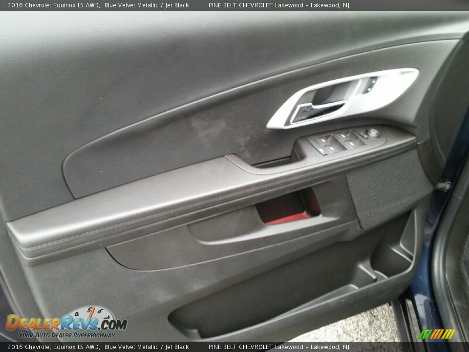 2016 Chevrolet Equinox LS AWD Blue Velvet Metallic / Jet Black Photo #8