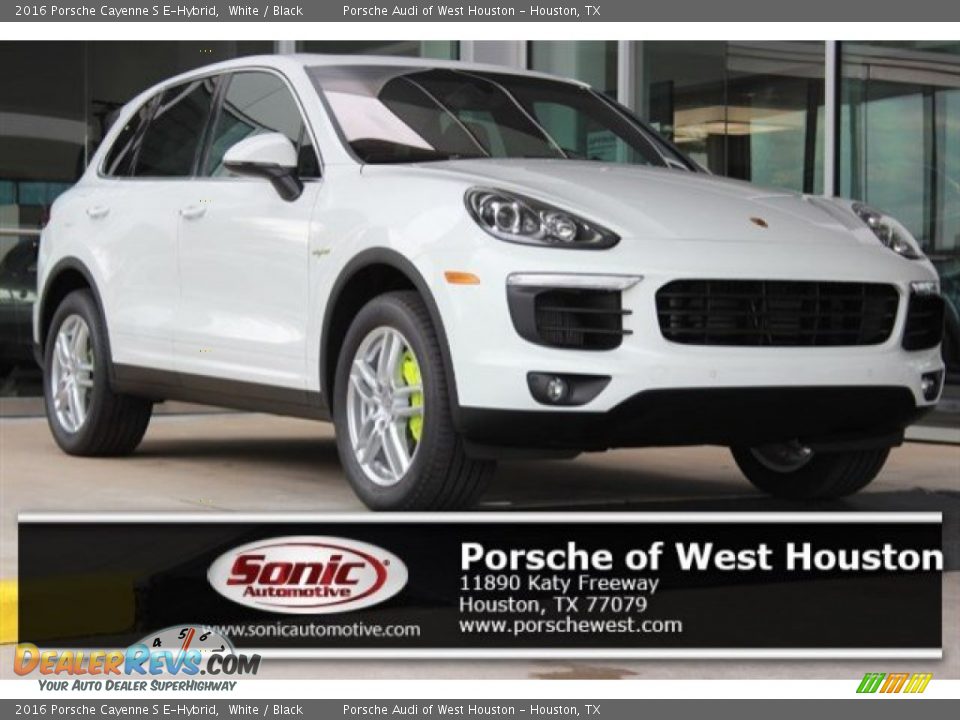 2016 Porsche Cayenne S E-Hybrid White / Black Photo #1