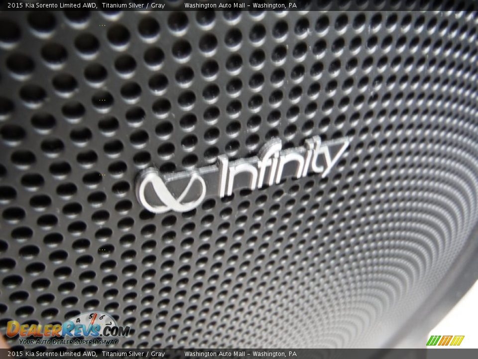 2015 Kia Sorento Limited AWD Titanium Silver / Gray Photo #13