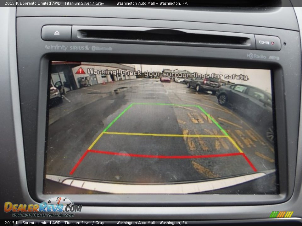 2015 Kia Sorento Limited AWD Titanium Silver / Gray Photo #18