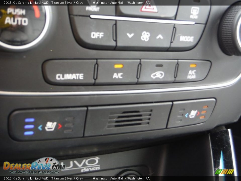 Controls of 2015 Kia Sorento Limited AWD Photo #19