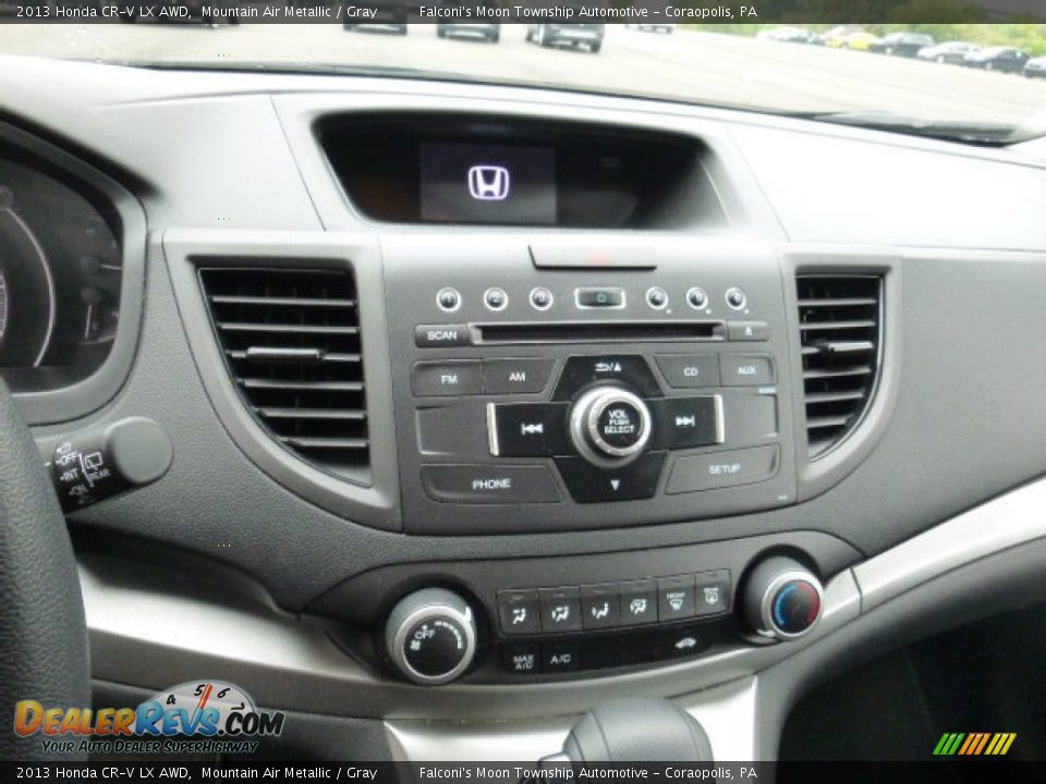 2013 Honda CR-V LX AWD Mountain Air Metallic / Gray Photo #3