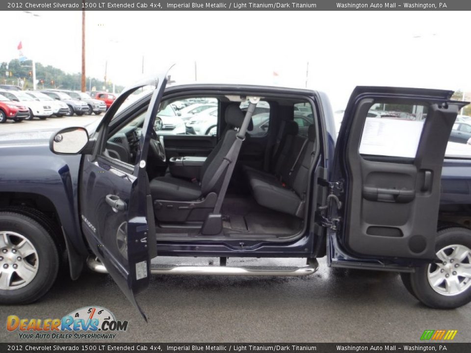 2012 Chevrolet Silverado 1500 LT Extended Cab 4x4 Imperial Blue Metallic / Light Titanium/Dark Titanium Photo #12