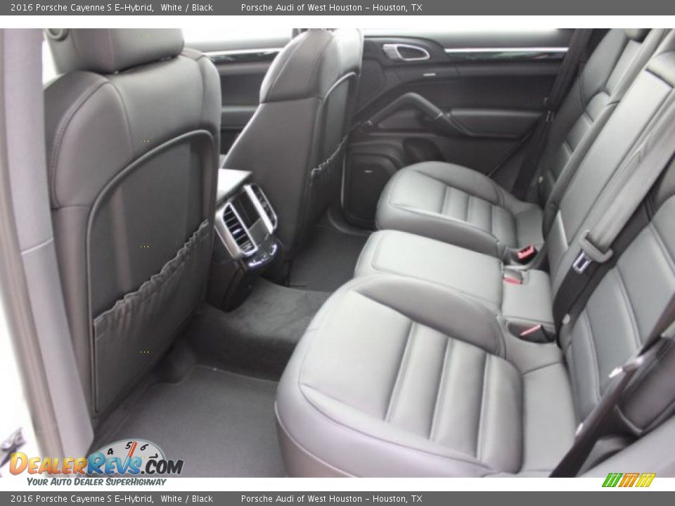 Rear Seat of 2016 Porsche Cayenne S E-Hybrid Photo #34