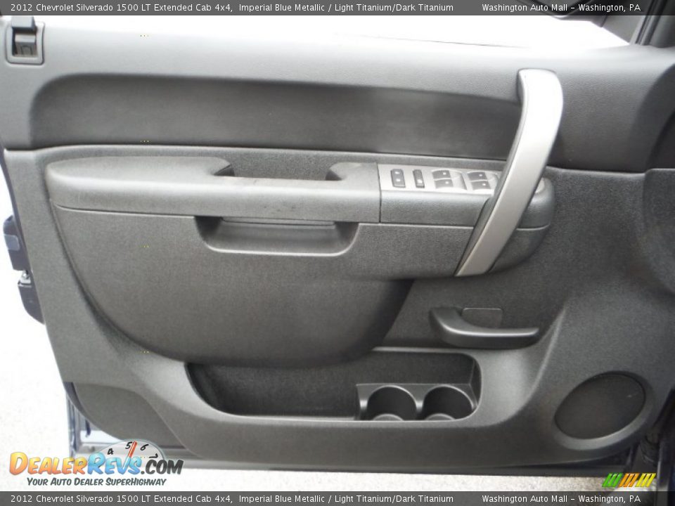 2012 Chevrolet Silverado 1500 LT Extended Cab 4x4 Imperial Blue Metallic / Light Titanium/Dark Titanium Photo #16