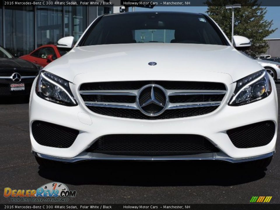 2016 Mercedes-Benz C 300 4Matic Sedan Polar White / Black Photo #2