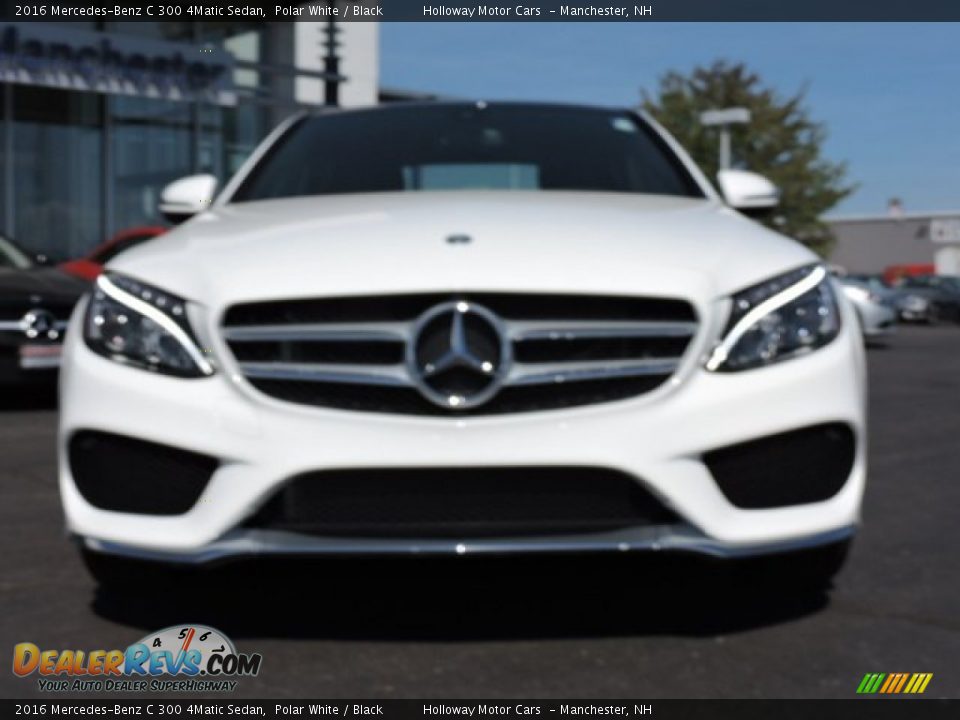 2016 Mercedes-Benz C 300 4Matic Sedan Polar White / Black Photo #2